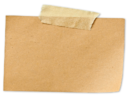 collection of  various vintage note papers on white background. each one is shot separately